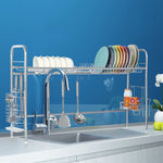 Over Sink Dish Drying Rack with Chopstick Holder