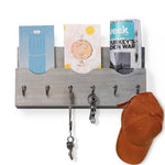 Mail Sorter with Storage & 6 Key Hooks