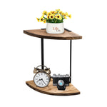 2-Tier Round Corner Shelf