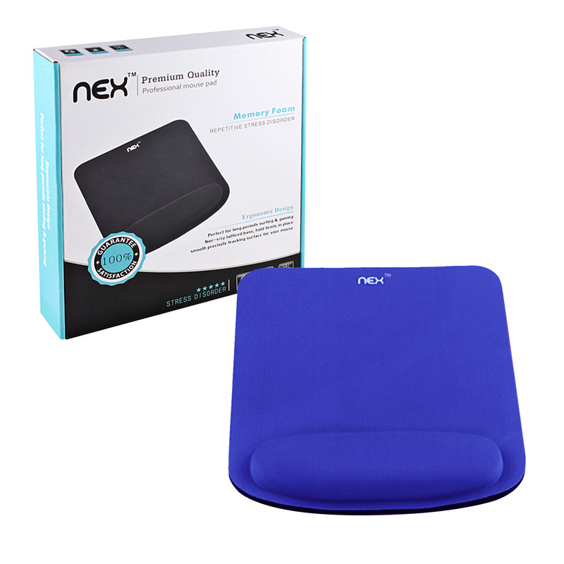 Mouse Pad with Memory Foam Wrist Rest