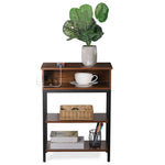 Nightstand with Open Drawer