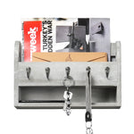 Mail and Key Holder with 5 Key Hooks