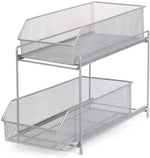 Sliding Metal Mesh Drawer Organizer