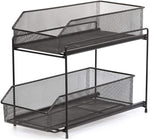 Sliding Metal Mesh Drawer Organizer