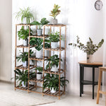 5-Tiered  Wooden Plant Stand for Indoor & Outdoor