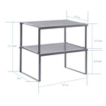 2-Pack Kitchen Cabinet Expandable & Stackable