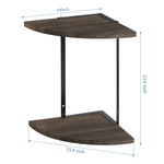 2-Tier Round Corner Shelf