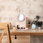 Makeup Mirror with Cosmetic Organizer Tray