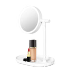 Makeup Mirror with Cosmetic Organizer Tray