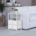 3 Tier Nightstand with Charging Station