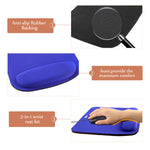 Mouse Pad with Memory Foam Wrist Rest