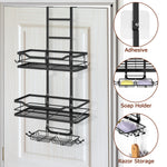 Over the  Door Shower Caddy, Black