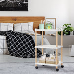 2 Tier Storage Cart - White