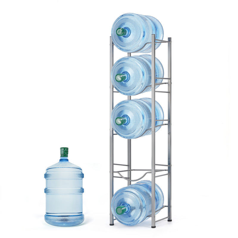 Water Cooler Jug Rack, Detachable Storage Rack, Silver