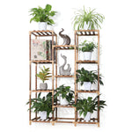 5-Tiered  Wooden Plant Stand for Indoor & Outdoor