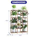 5-Tiered  Wooden Plant Stand for Indoor & Outdoor