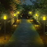 4 Pack Solar Flame Lights