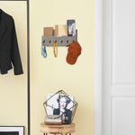 Mail Sorter with Storage & 6 Key Hooks