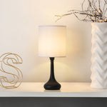 Bedside Lamp with Fabric Lampshade