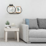 Circular Metal  Shelves Wall Mounted