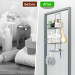 Over the Door Shower Caddy with Hook & Soap Box