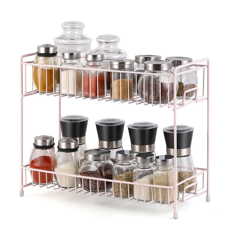 Spice Jars Bottle Shelf Holder Rack for Kitchen