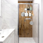 Over the Door Shower Caddy with Hook & Soap Box