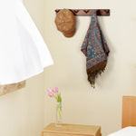 Wooden Coat Rack with Hooks