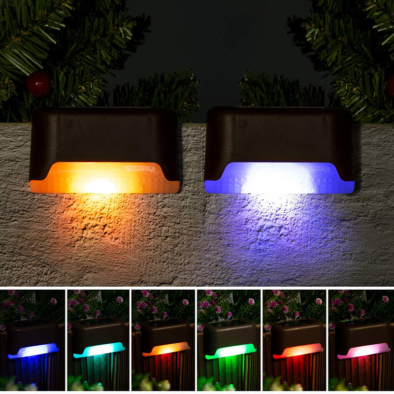 4 Pack Solar LED Deck Lights